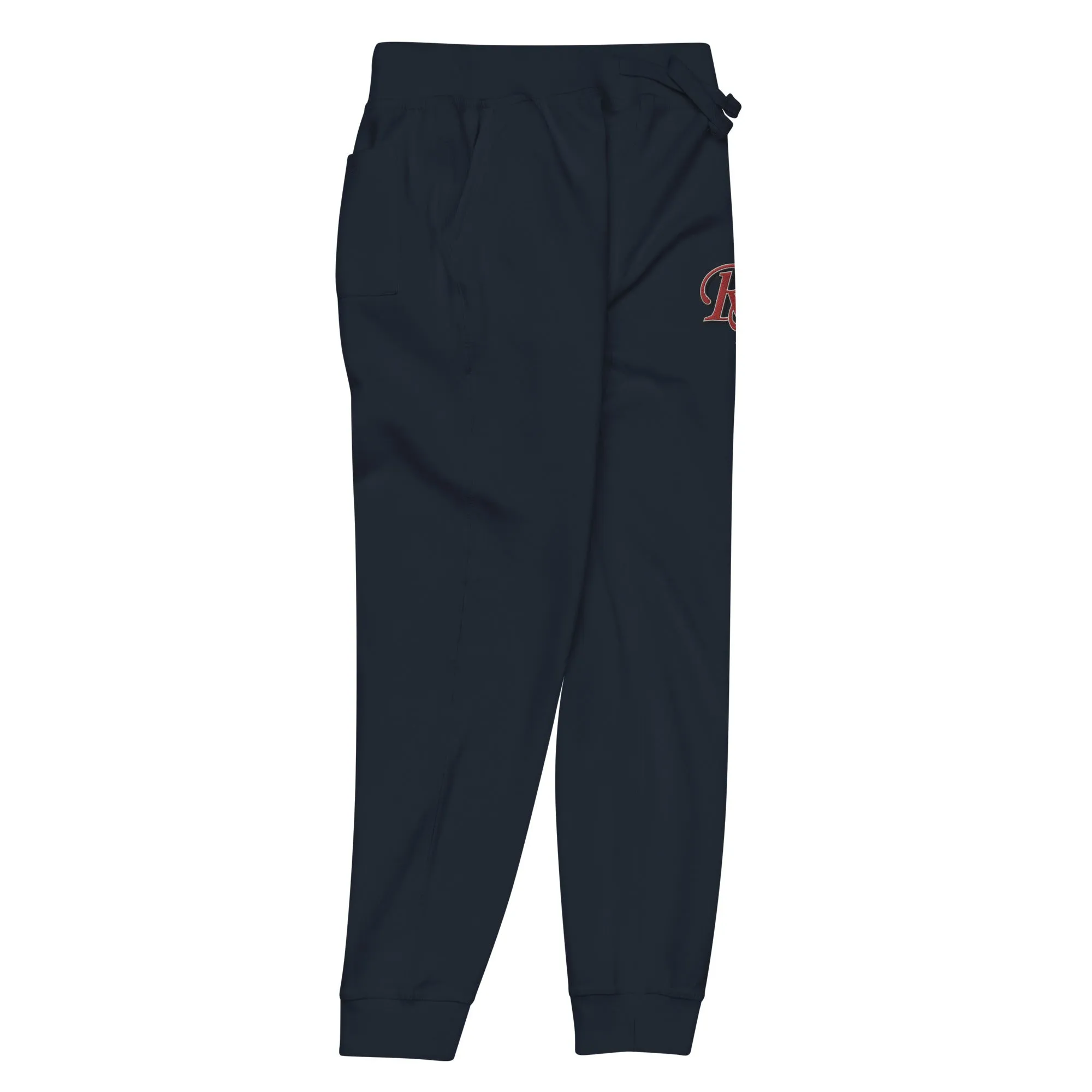 Retro Black Lettered Unisex fleece sweatpants
