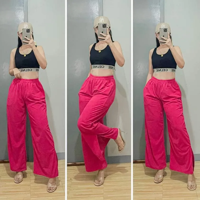 Retro Slit Pants  (CORDUROY)