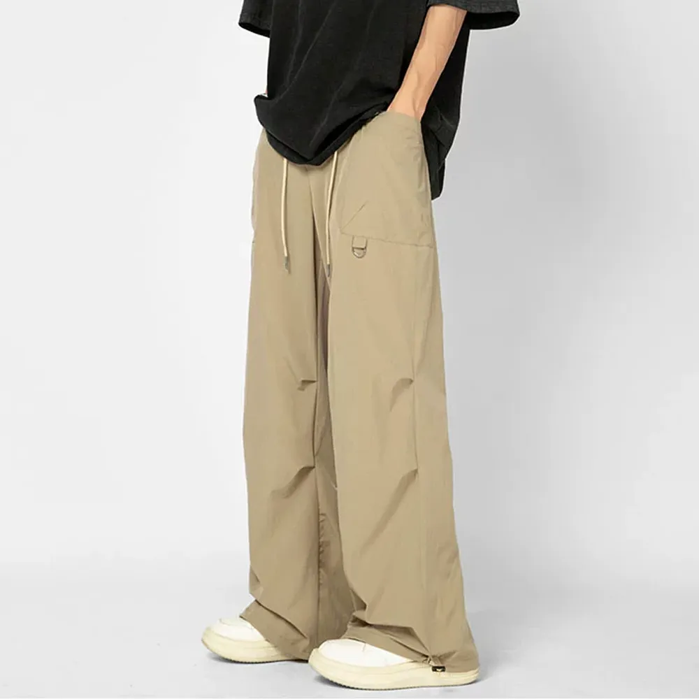 Retro Thin Paratrooper Charge Cargo Sweatpants