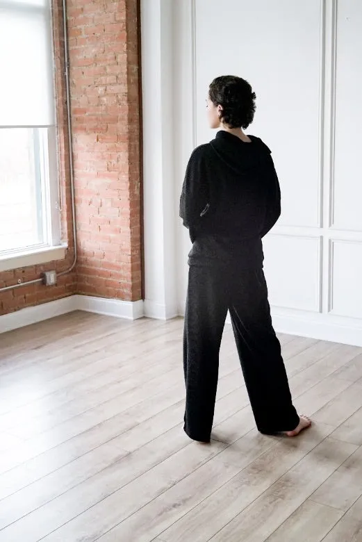 Rib-Knit Hoodie and Sweats
