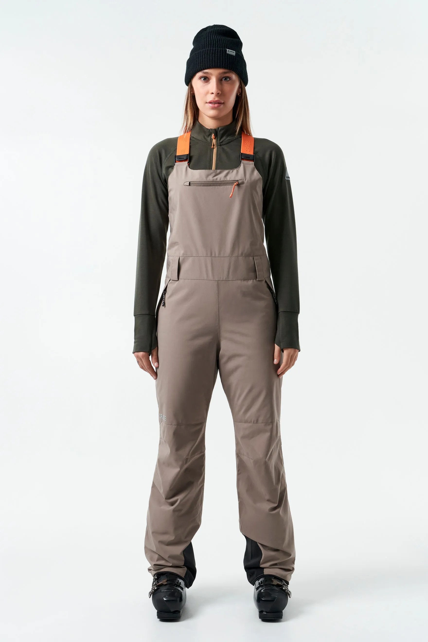 Ridge Insulated Bib-Clay