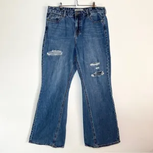 Rock &amp; Roll Denim High Rise Palazzo Flare 33x34