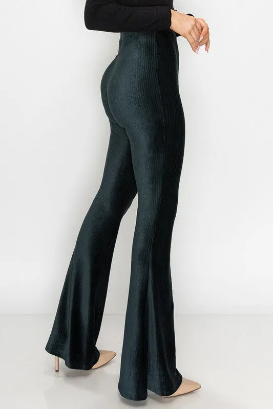 ROLLA VELVET STRETCH FLARES