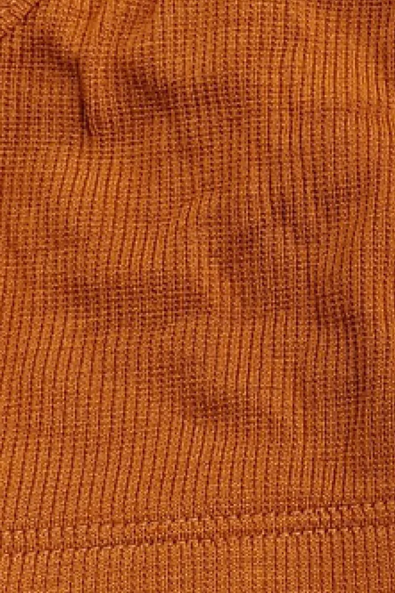 Rolling KI Top - Ribbed Clay