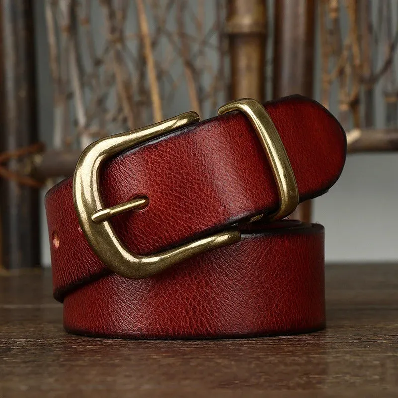 RoyaleGlow Ares Leather Belt for Men Stylish Durable Wear