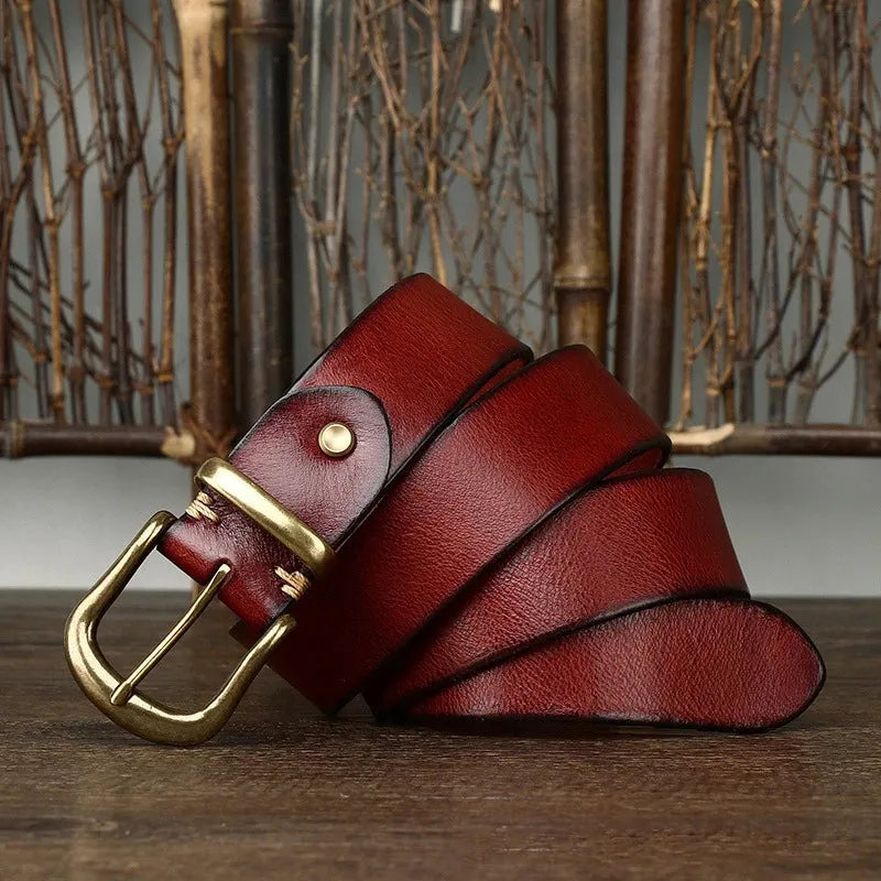 RoyaleGlow Ares Leather Belt for Men Stylish Durable Wear