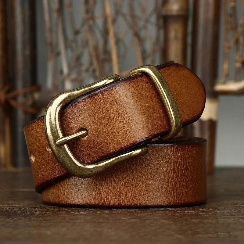 RoyaleGlow Ares Leather Belt for Men Stylish Durable Wear