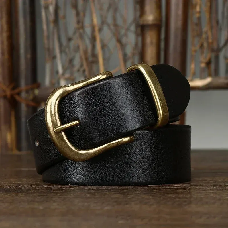 RoyaleGlow Ares Leather Belt for Men Stylish Durable Wear