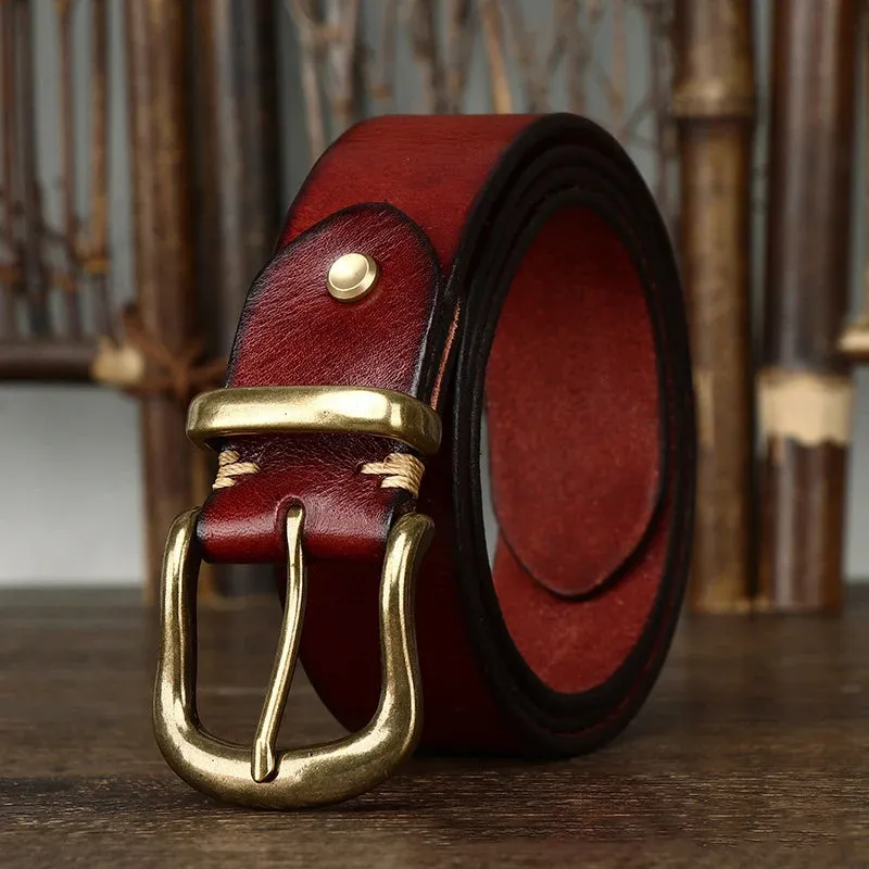 RoyaleGlow Ares Leather Belt for Men Stylish Durable Wear