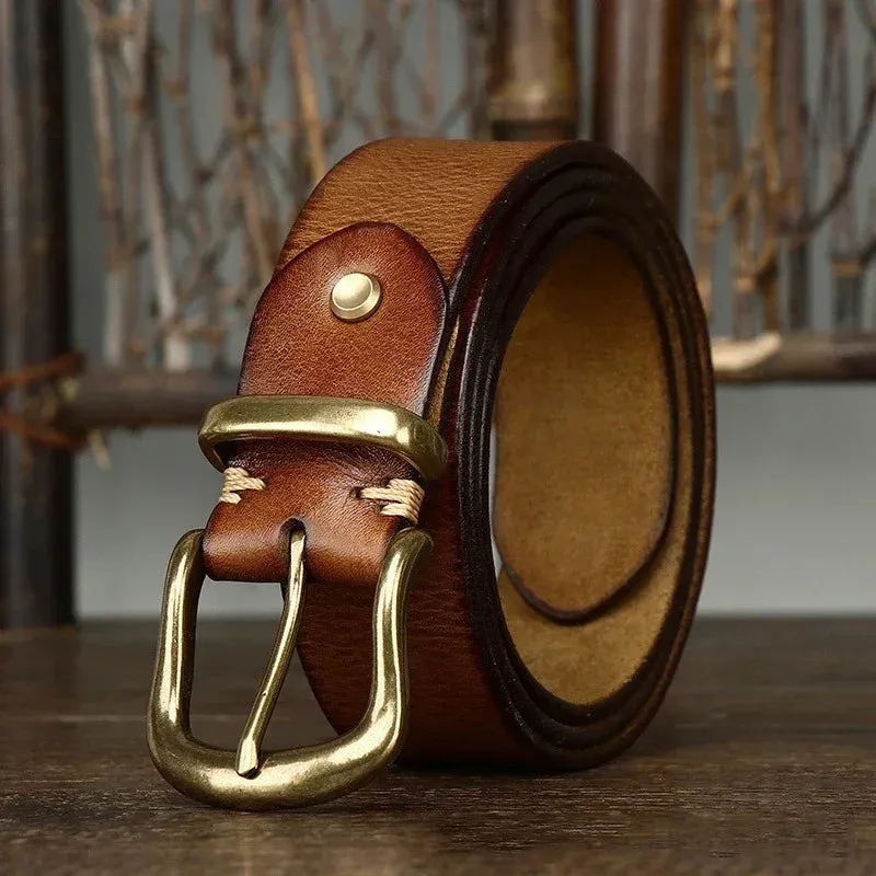 RoyaleGlow Ares Leather Belt for Men Stylish Durable Wear