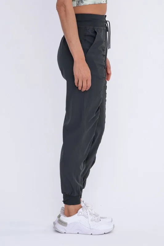 RUCHED FRONT ACTIVE JOGGERS