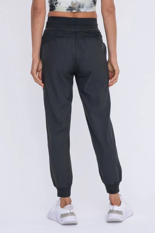 RUCHED FRONT ACTIVE JOGGERS