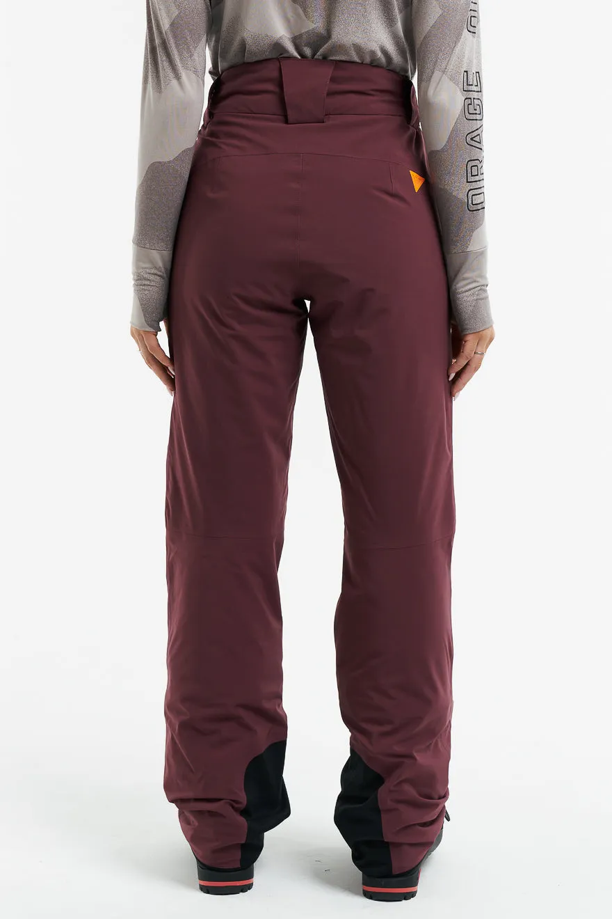 SAMPLE - Women's Chica Insulated Pants-Dark cherry