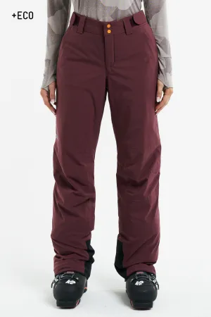 SAMPLE - Women's Chica Insulated Pants-Dark cherry