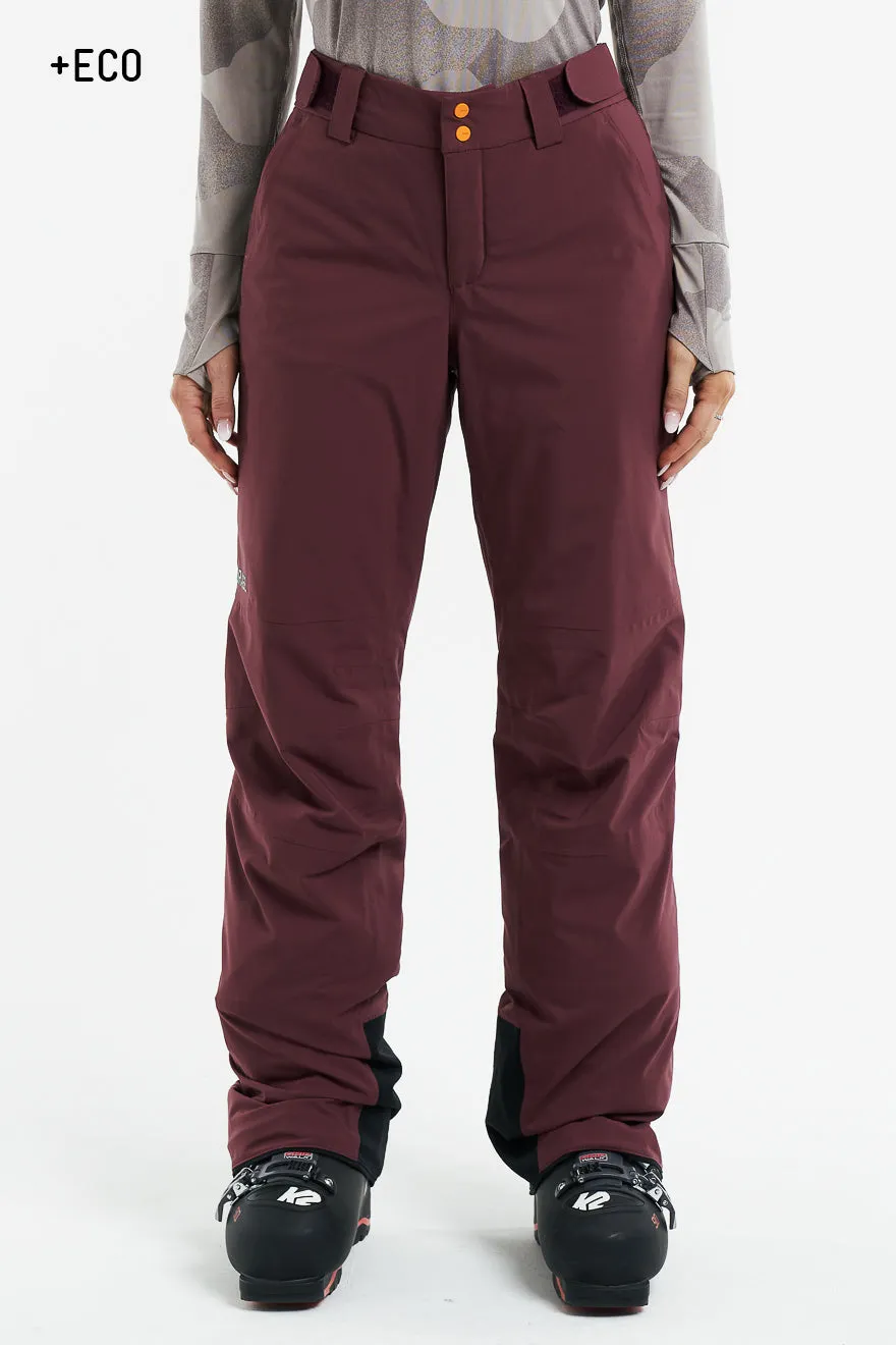 SAMPLE - Women's Chica Insulated Pants-Dark cherry