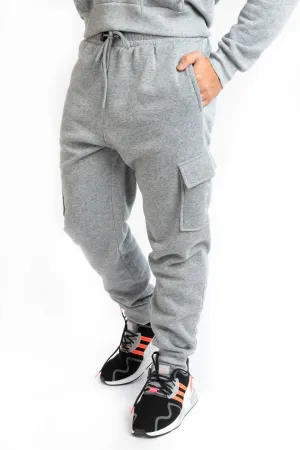 S&P Heather Gray Cargo Sweatpants