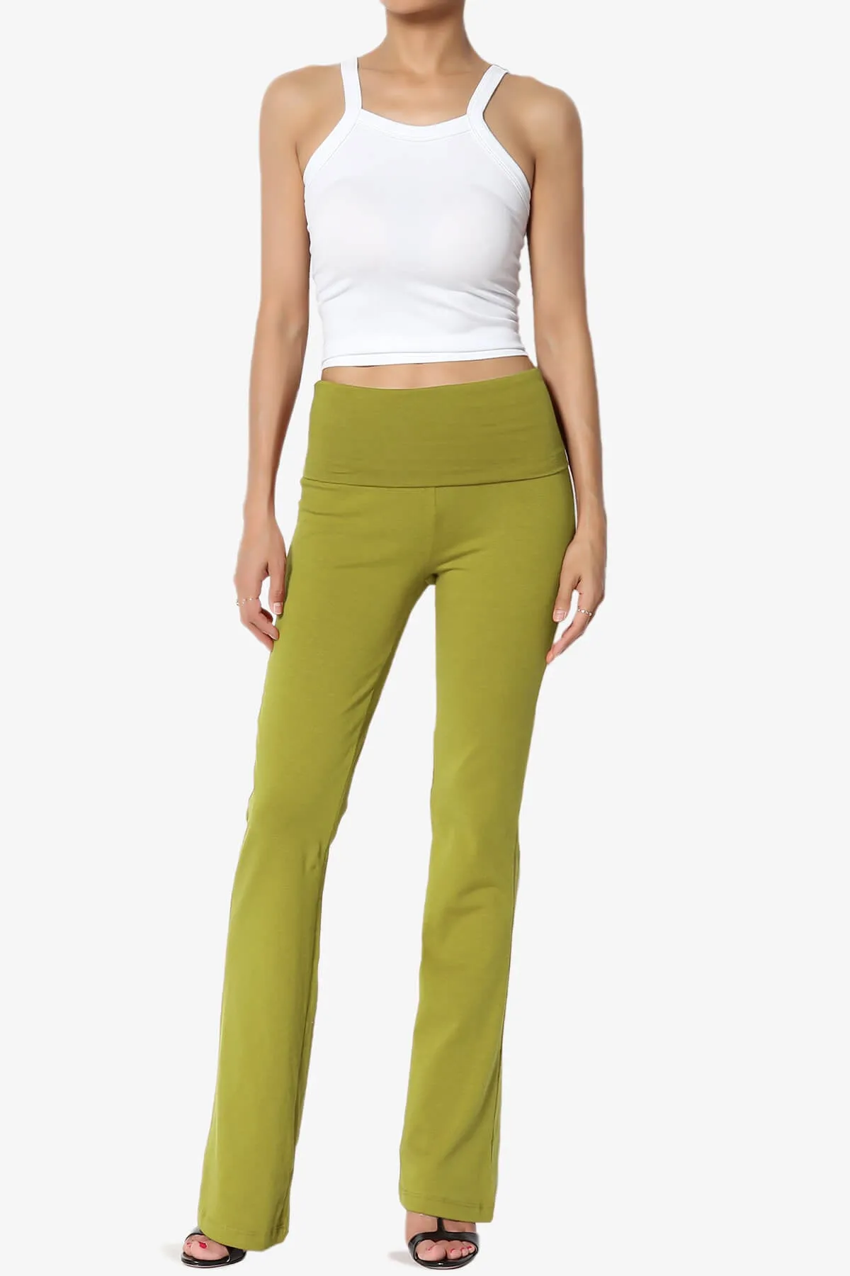 Sara Foldover Waist Yoga Pants MORE COLORS