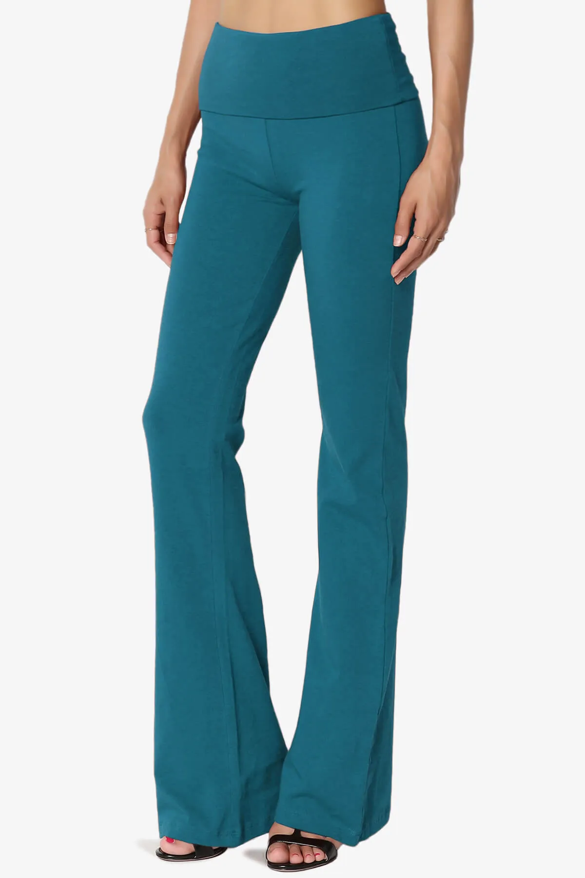Sara Foldover Waist Yoga Pants MORE COLORS