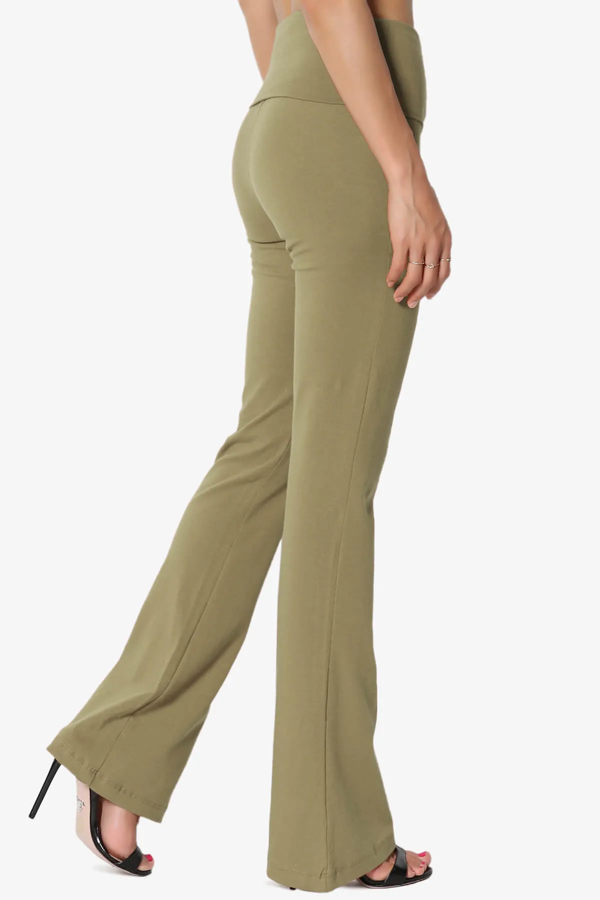 Sara Foldover Waist Yoga Pants PLUS