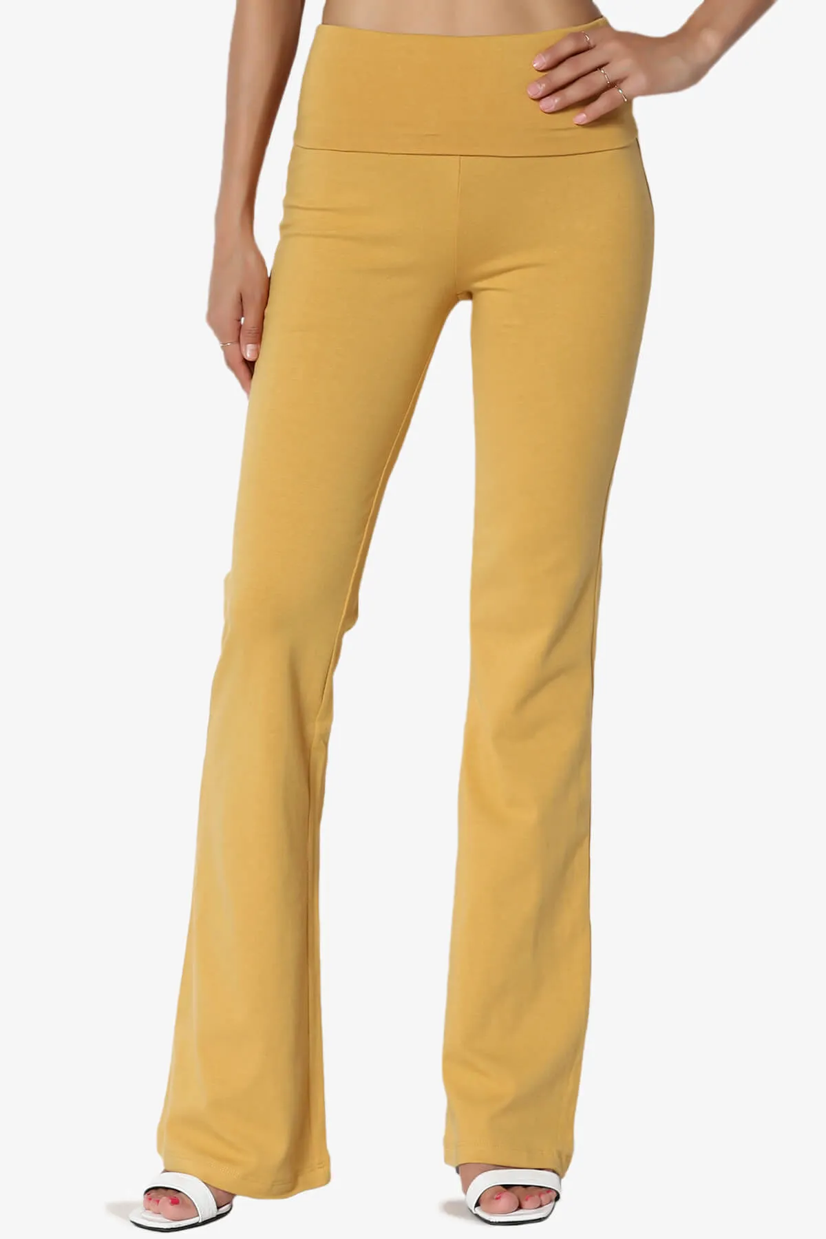 Sara Foldover Waist Yoga Pants PLUS