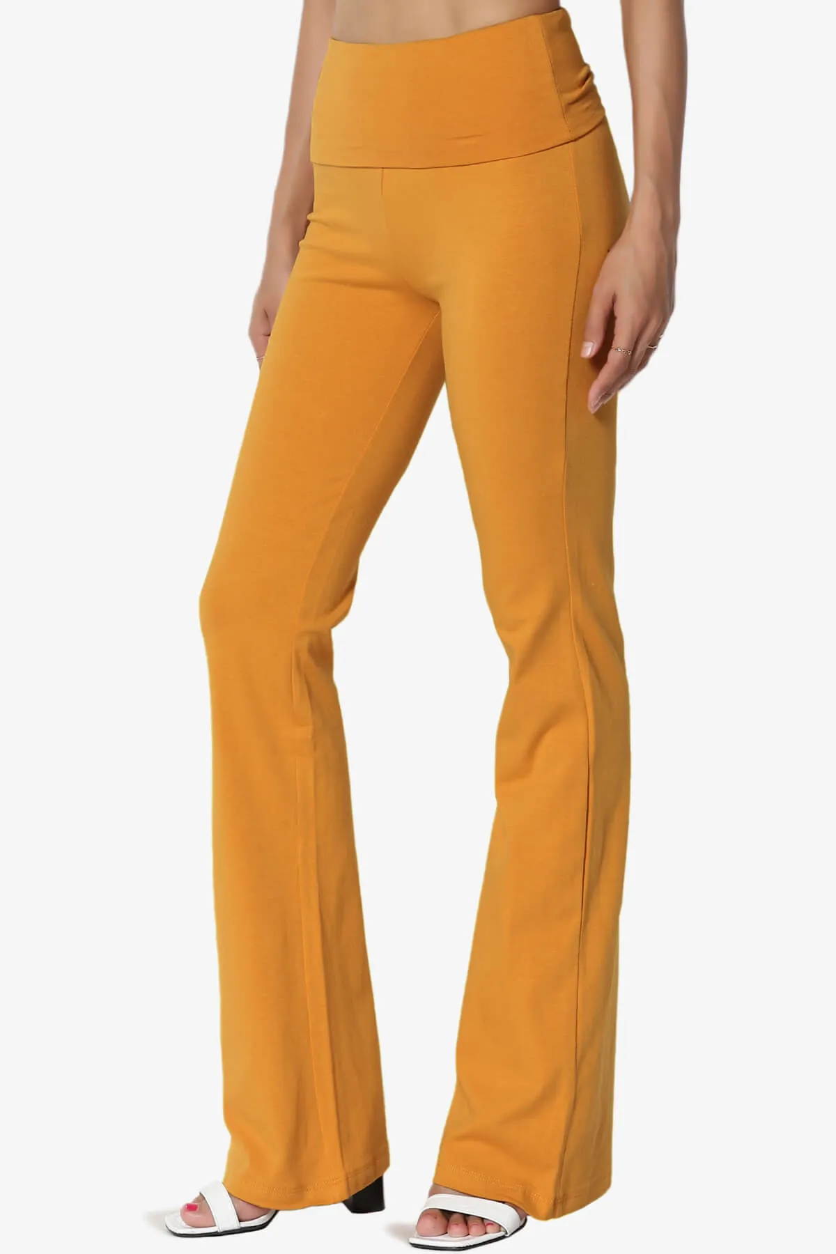 Sara Foldover Waist Yoga Pants PLUS