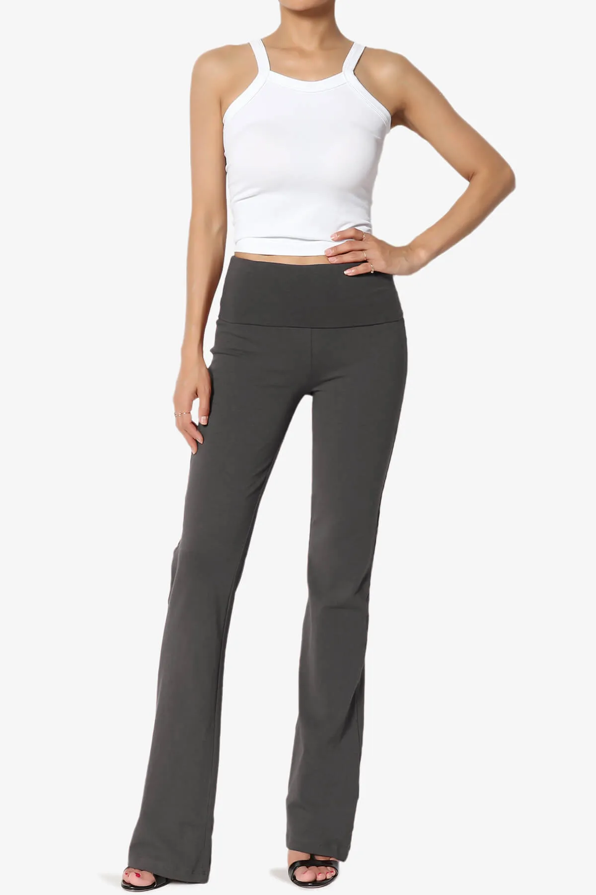 Sara Foldover Waist Yoga Pants PLUS