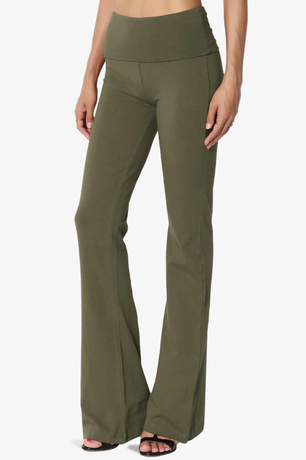 Sara Foldover Waist Yoga Pants PLUS