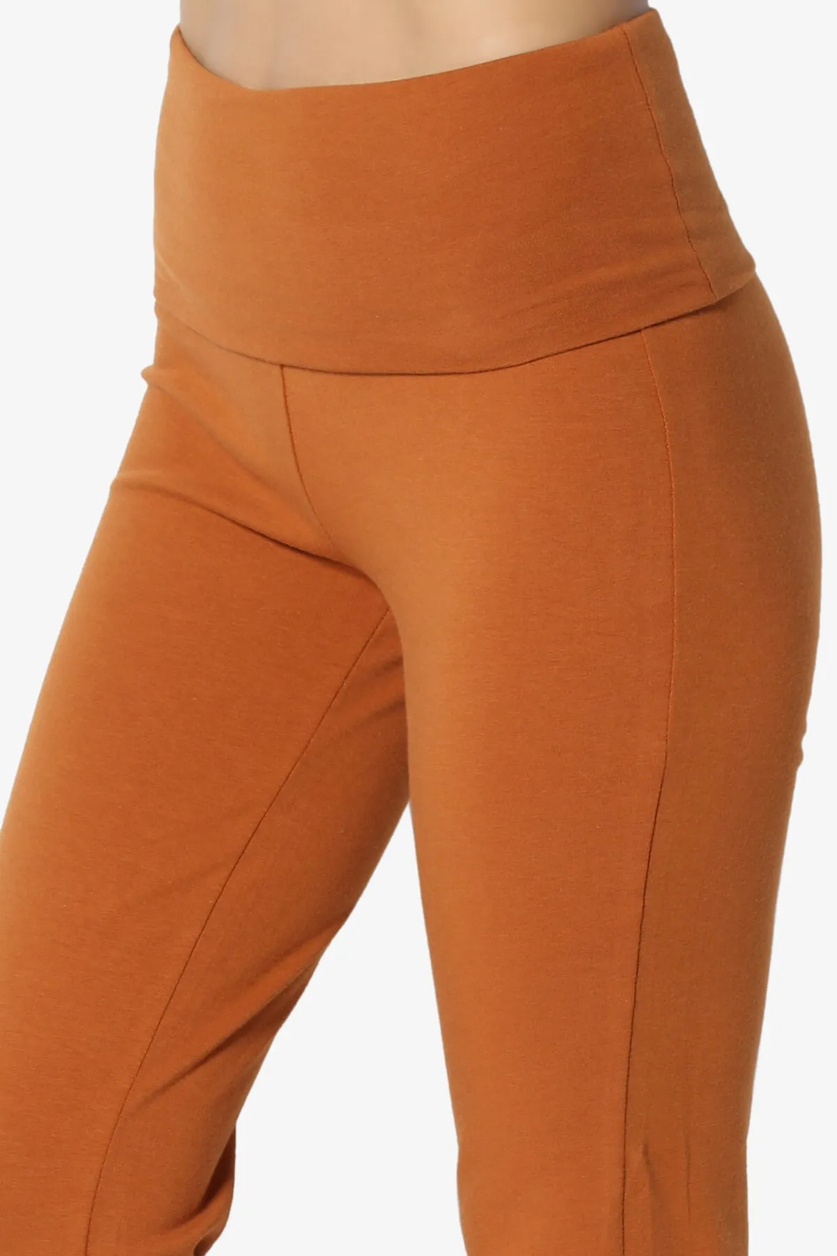 Sara Foldover Waist Yoga Pants PLUS