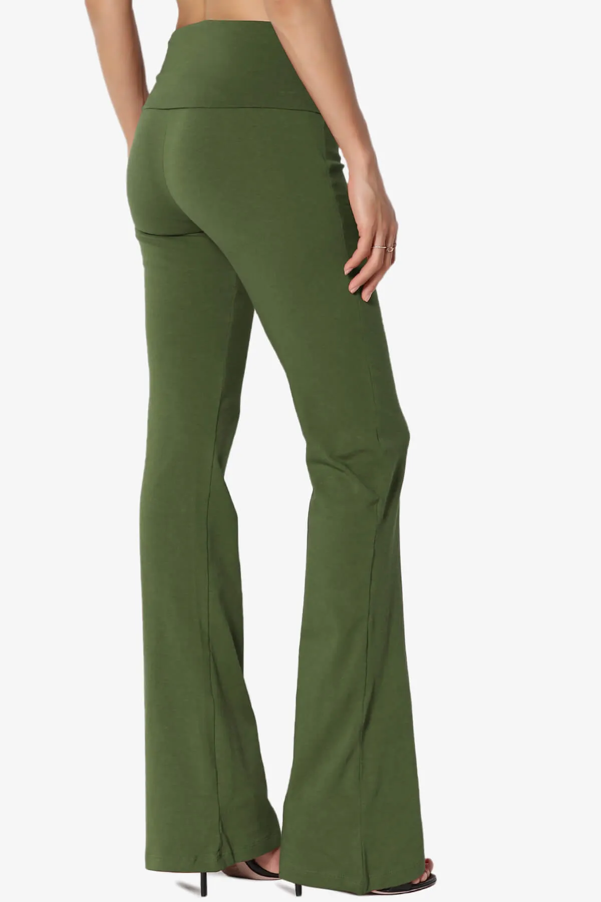 Sara Foldover Waist Yoga Pants PLUS