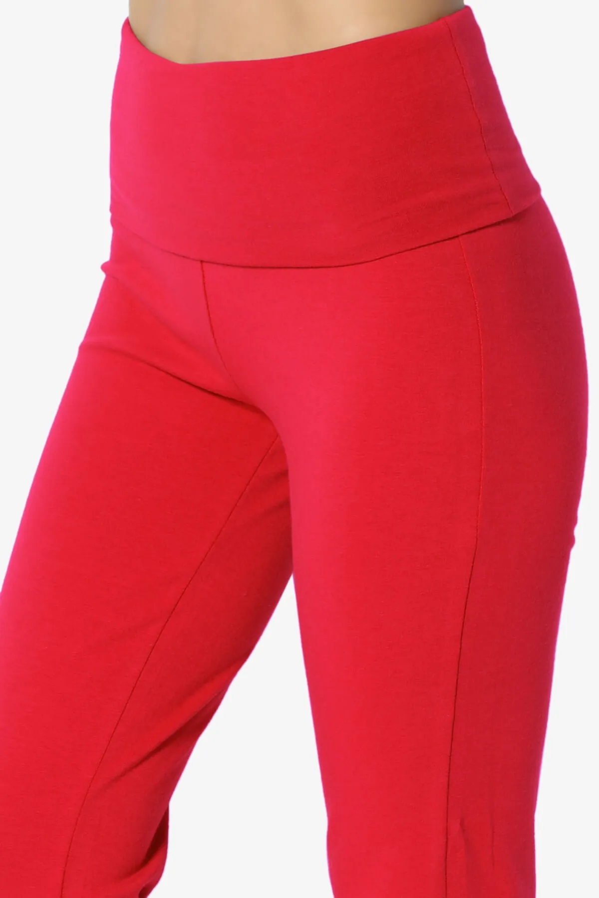 Sara Foldover Waist Yoga Pants PLUS