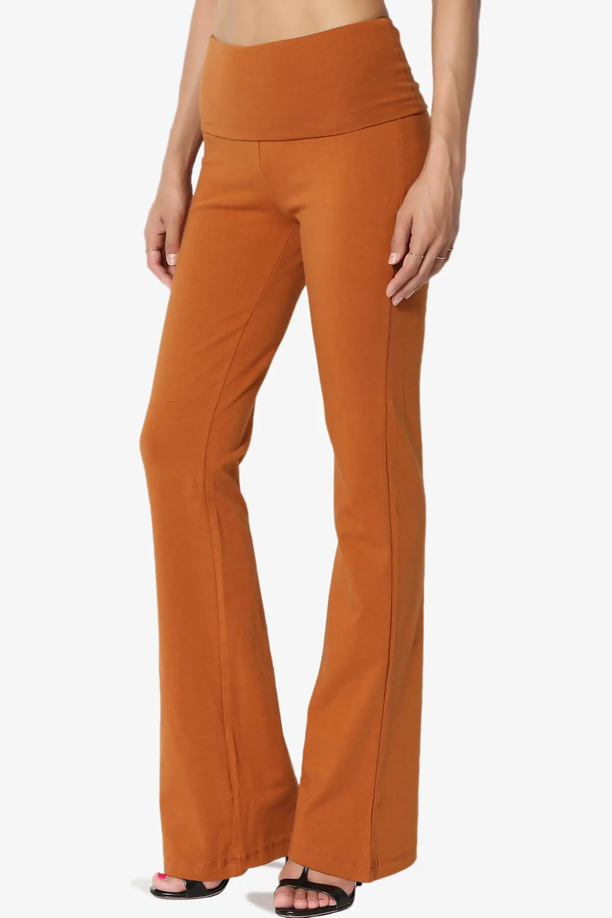 Sara Foldover Waist Yoga Pants PLUS