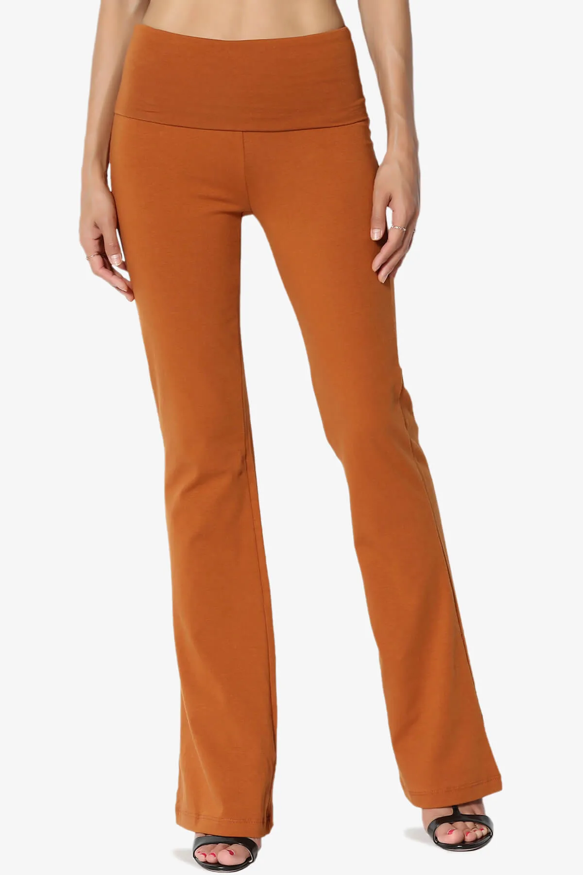 Sara Foldover Waist Yoga Pants PLUS