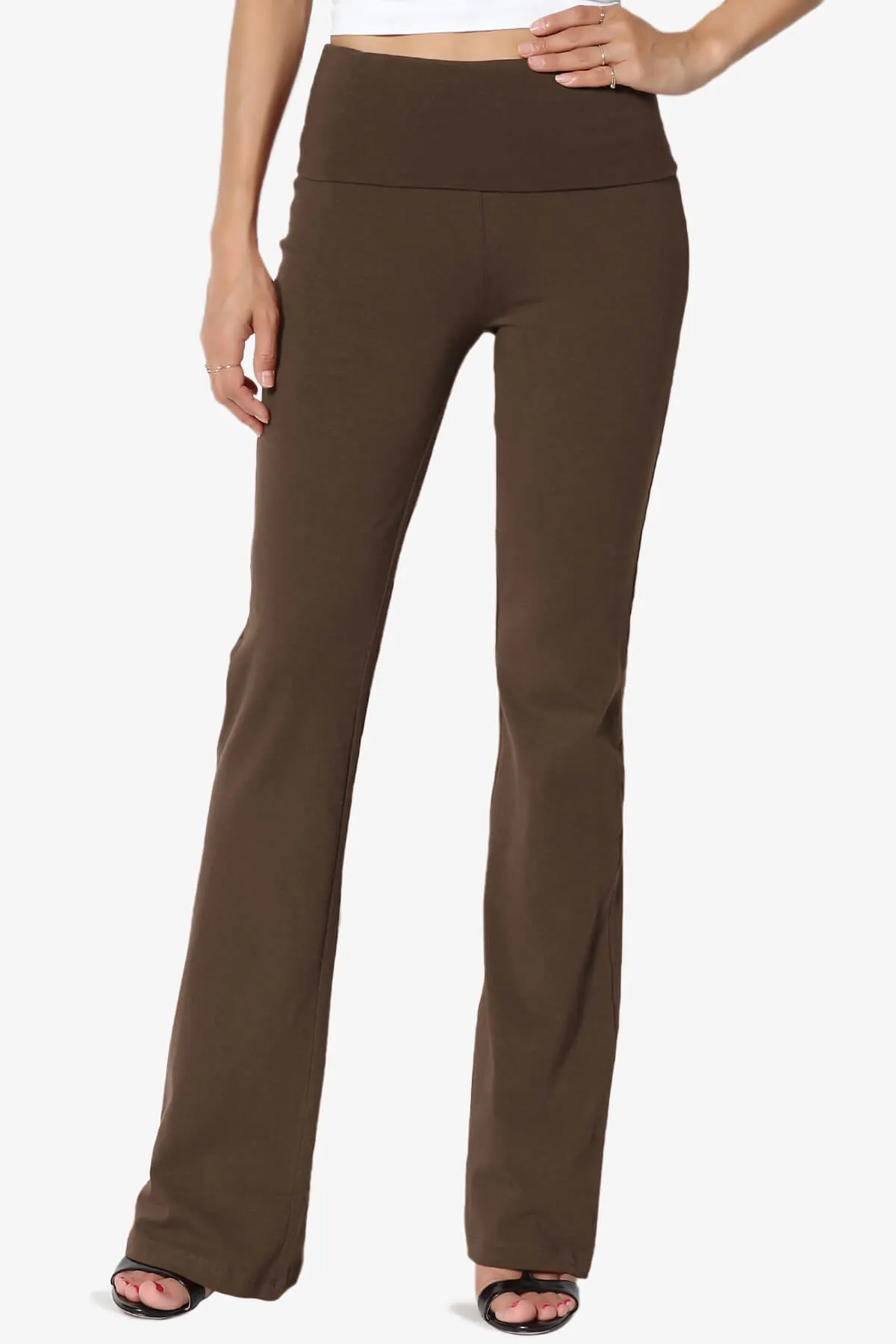 Sara Foldover Waist Yoga Pants PLUS