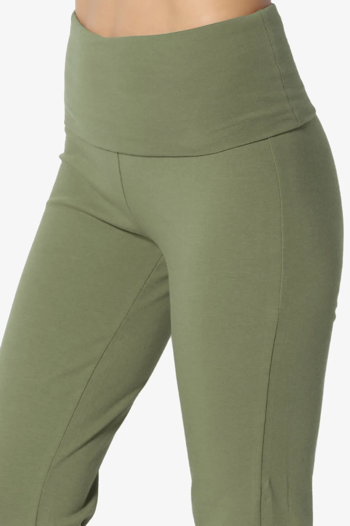 Sara Foldover Waist Yoga Pants PLUS