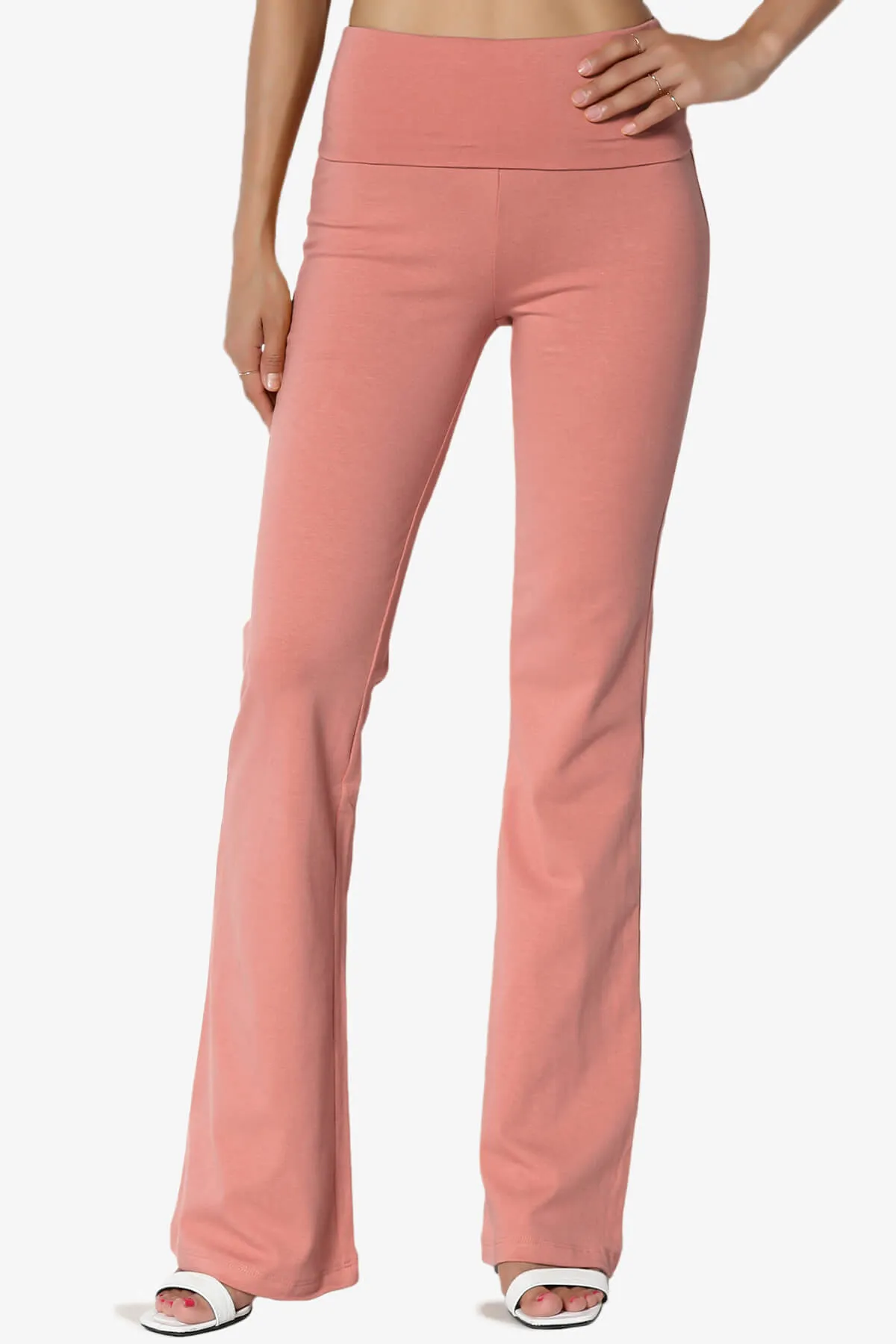 Sara Foldover Waist Yoga Pants PLUS