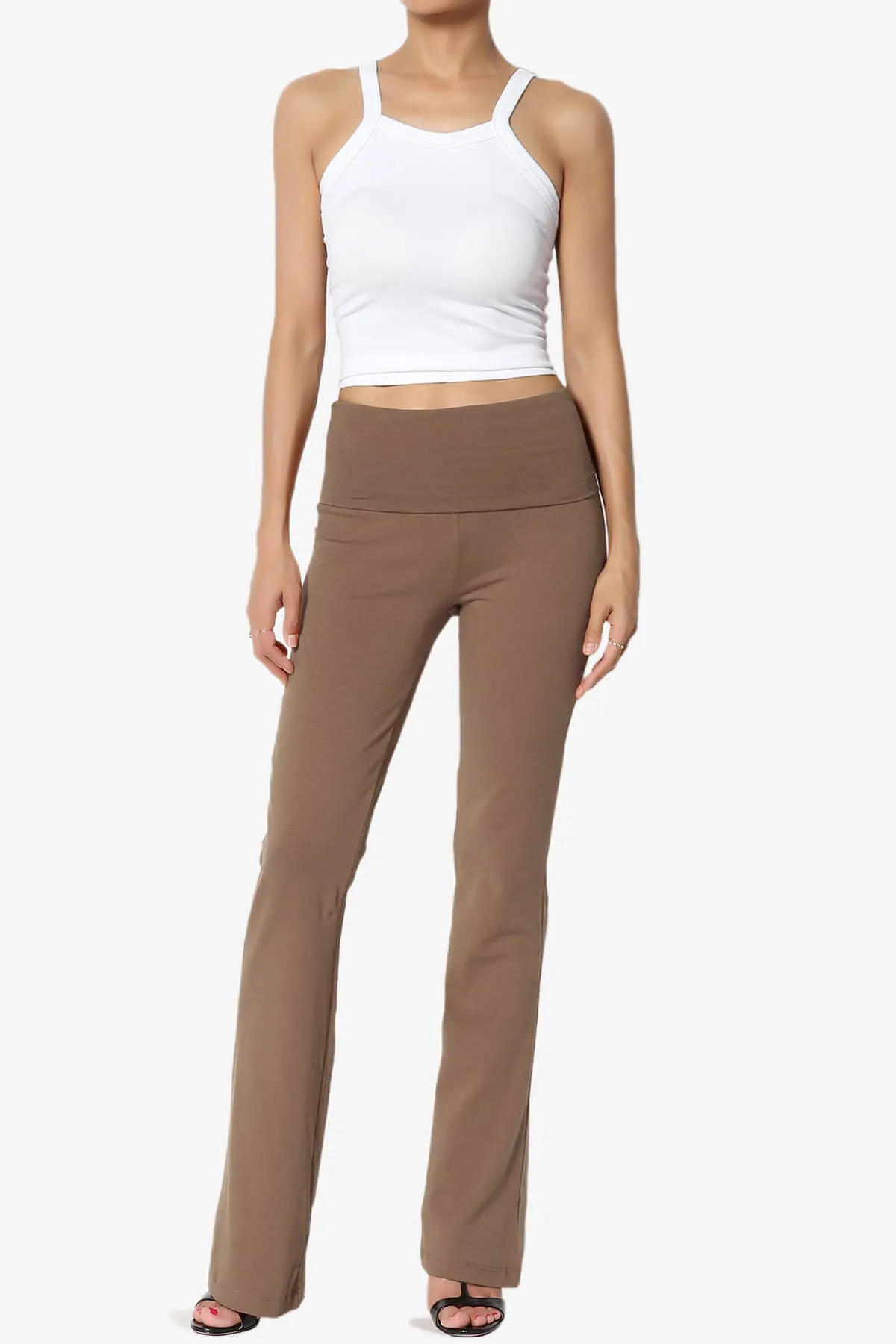 Sara Foldover Waist Yoga Pants PLUS