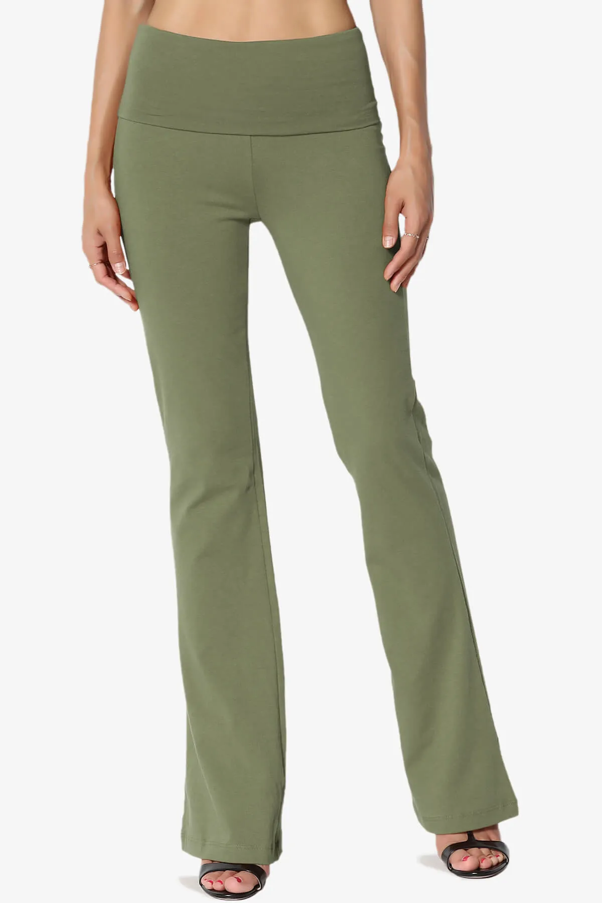 Sara Foldover Waist Yoga Pants PLUS