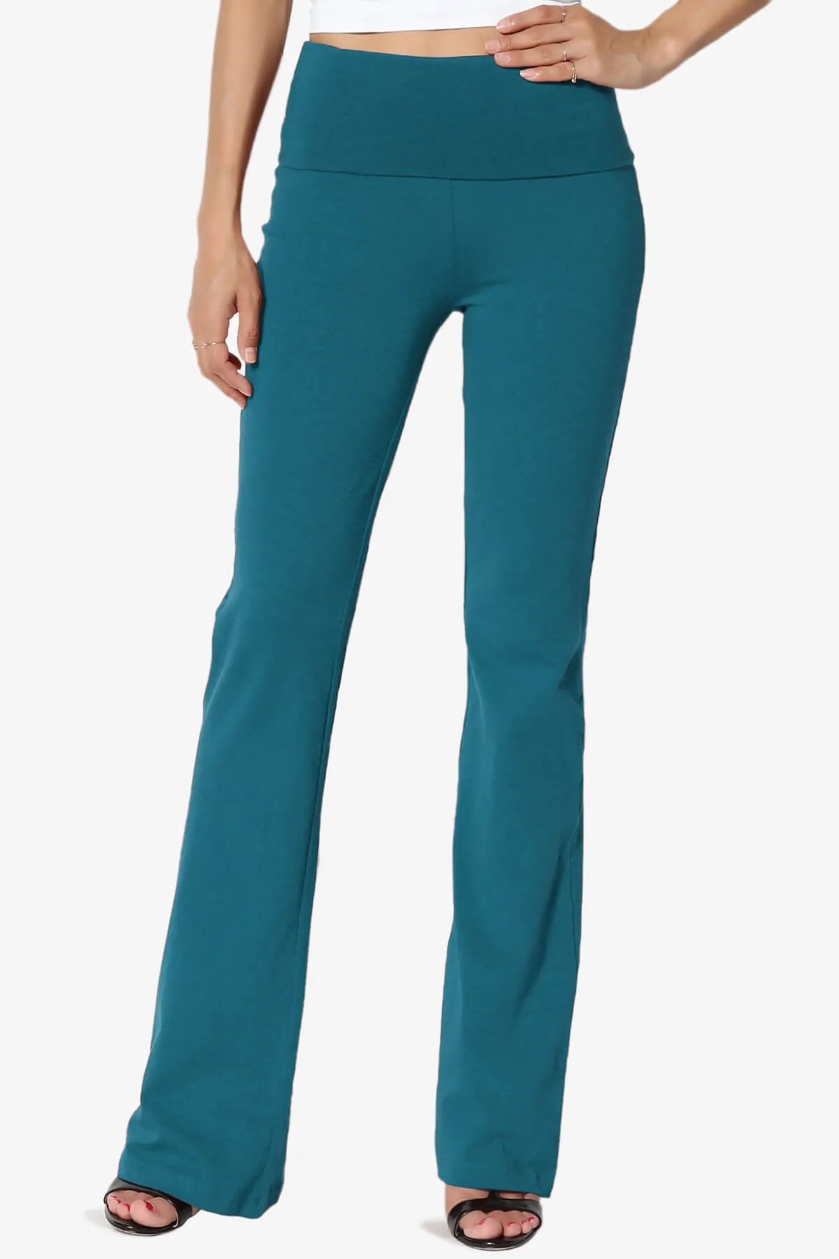 Sara Foldover Waist Yoga Pants PLUS