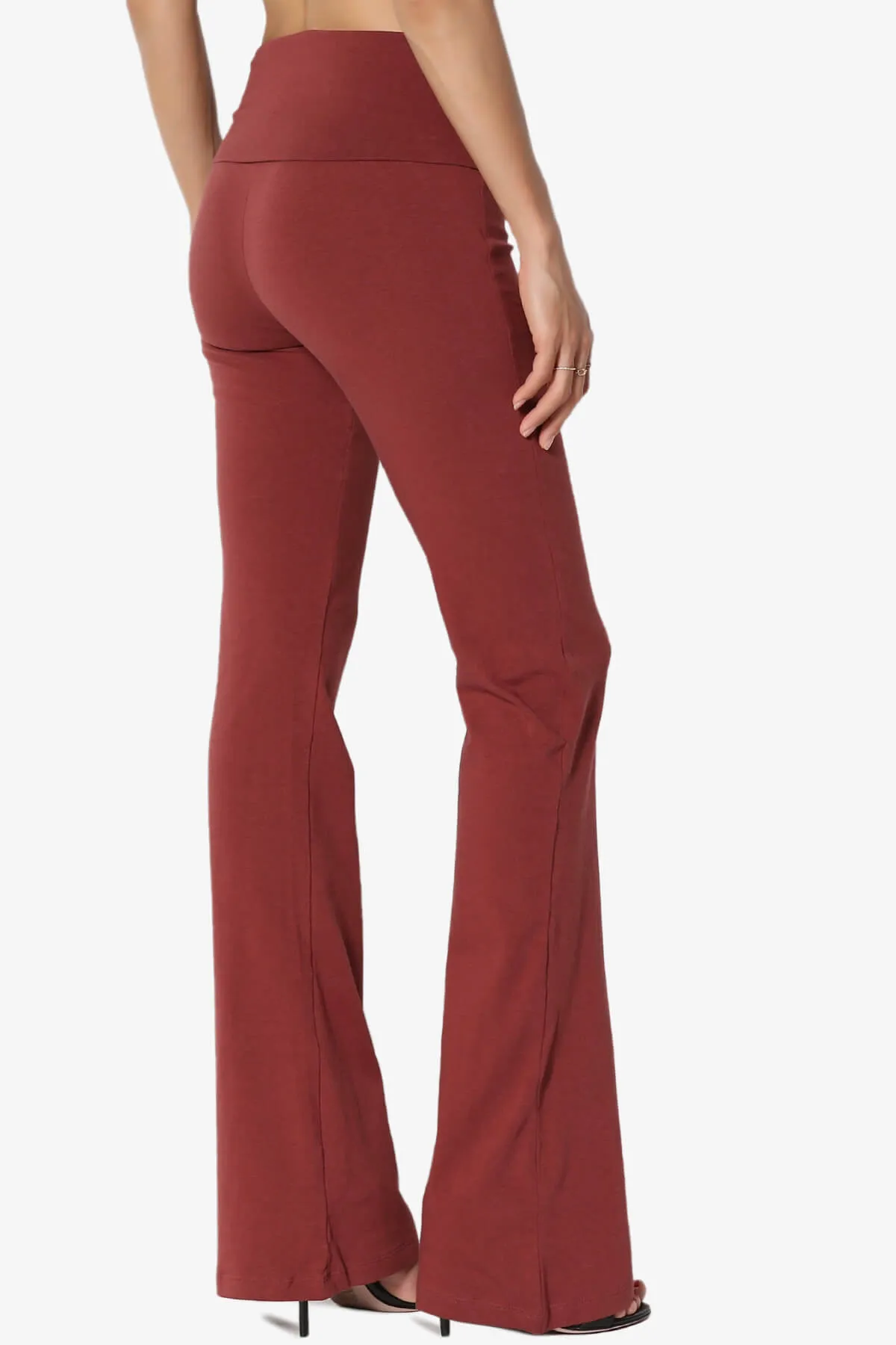 Sara Foldover Waist Yoga Pants PLUS