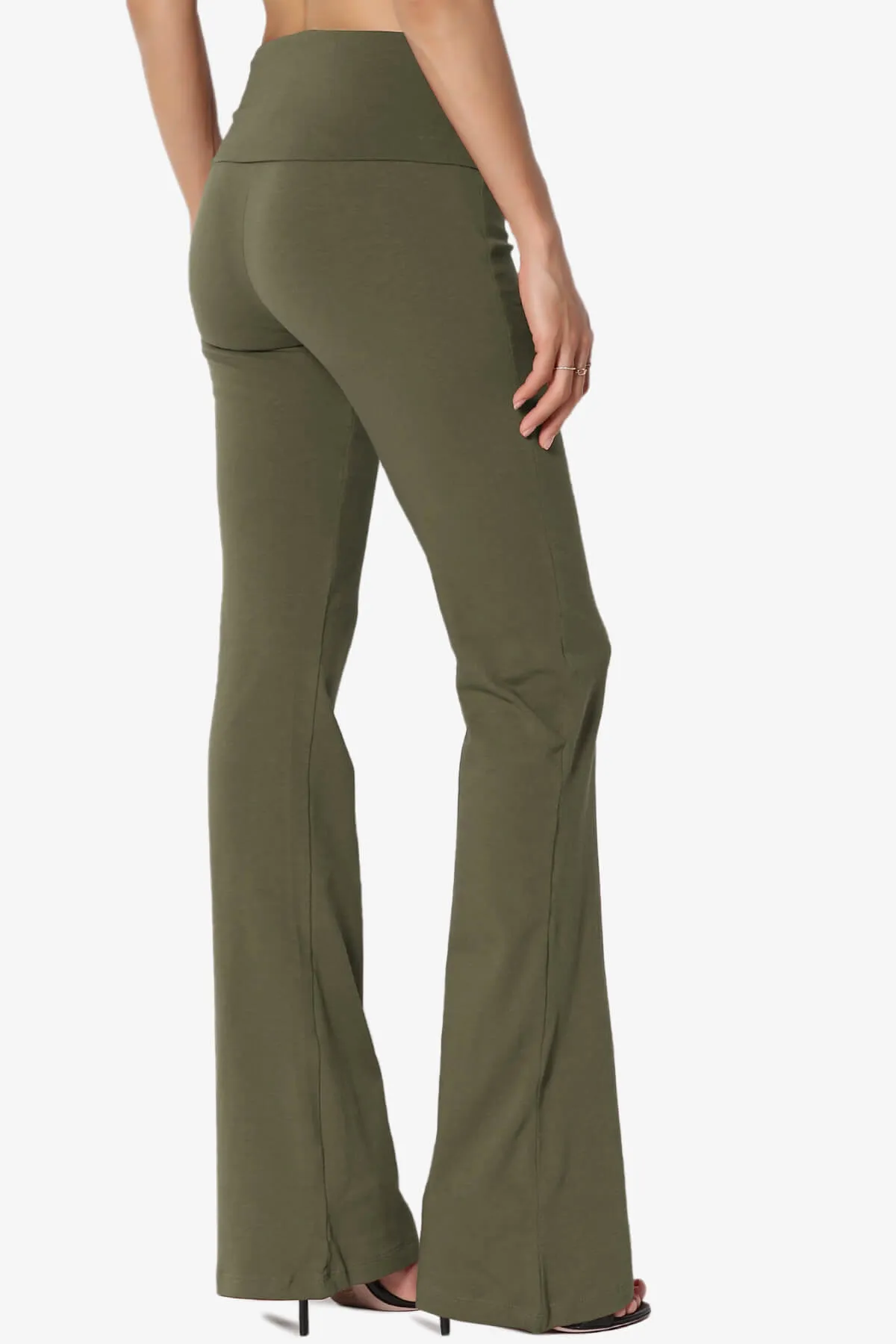 Sara Foldover Waist Yoga Pants PLUS