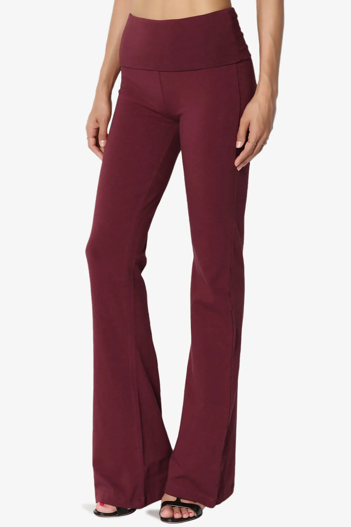 Sara Foldover Waist Yoga Pants PLUS