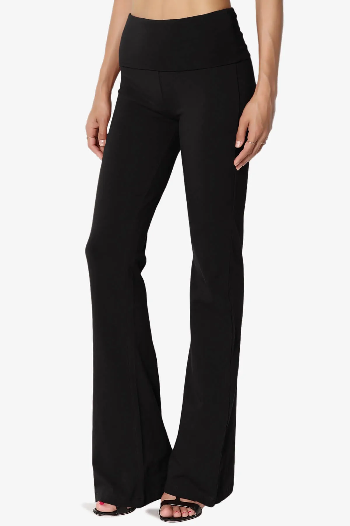 Sara Foldover Waist Yoga Pants PLUS