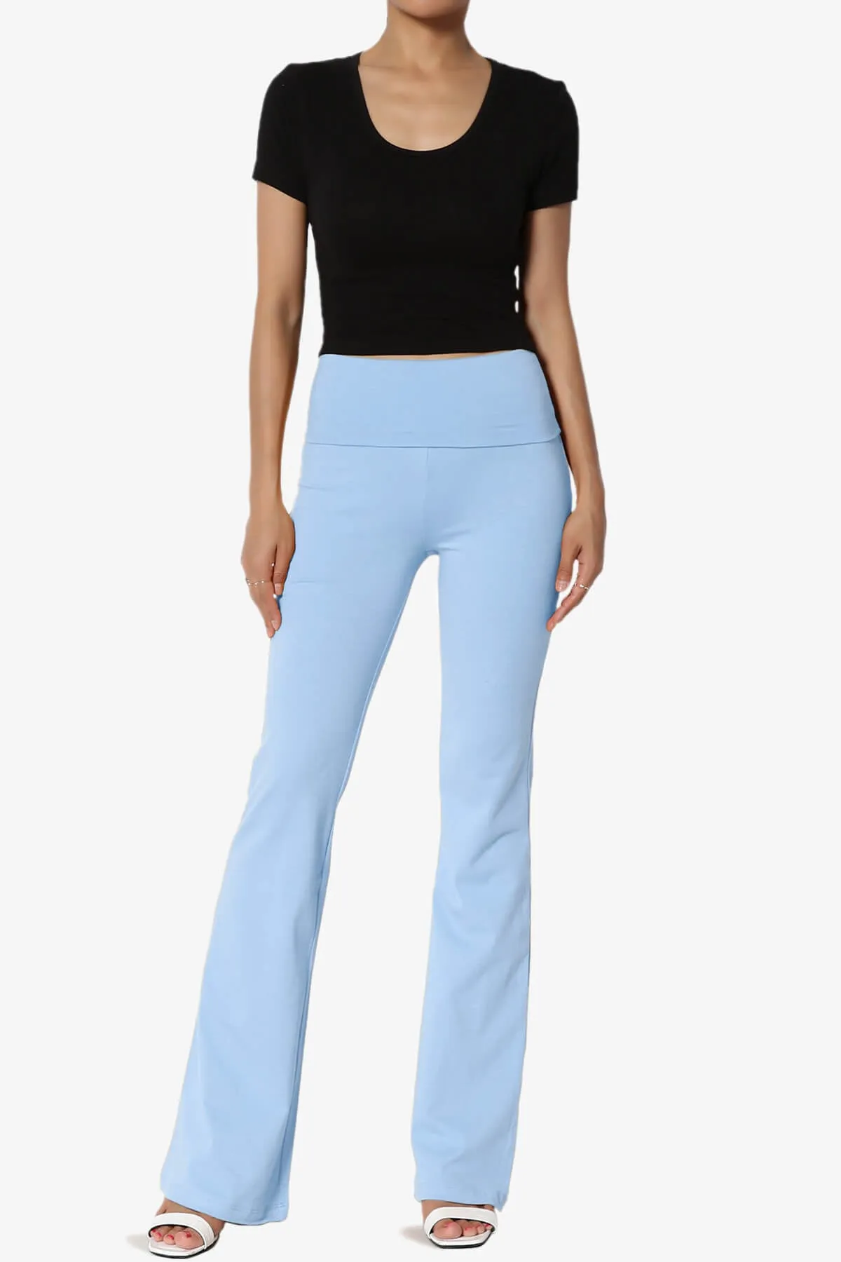 Sara Foldover Waist Yoga Pants PLUS