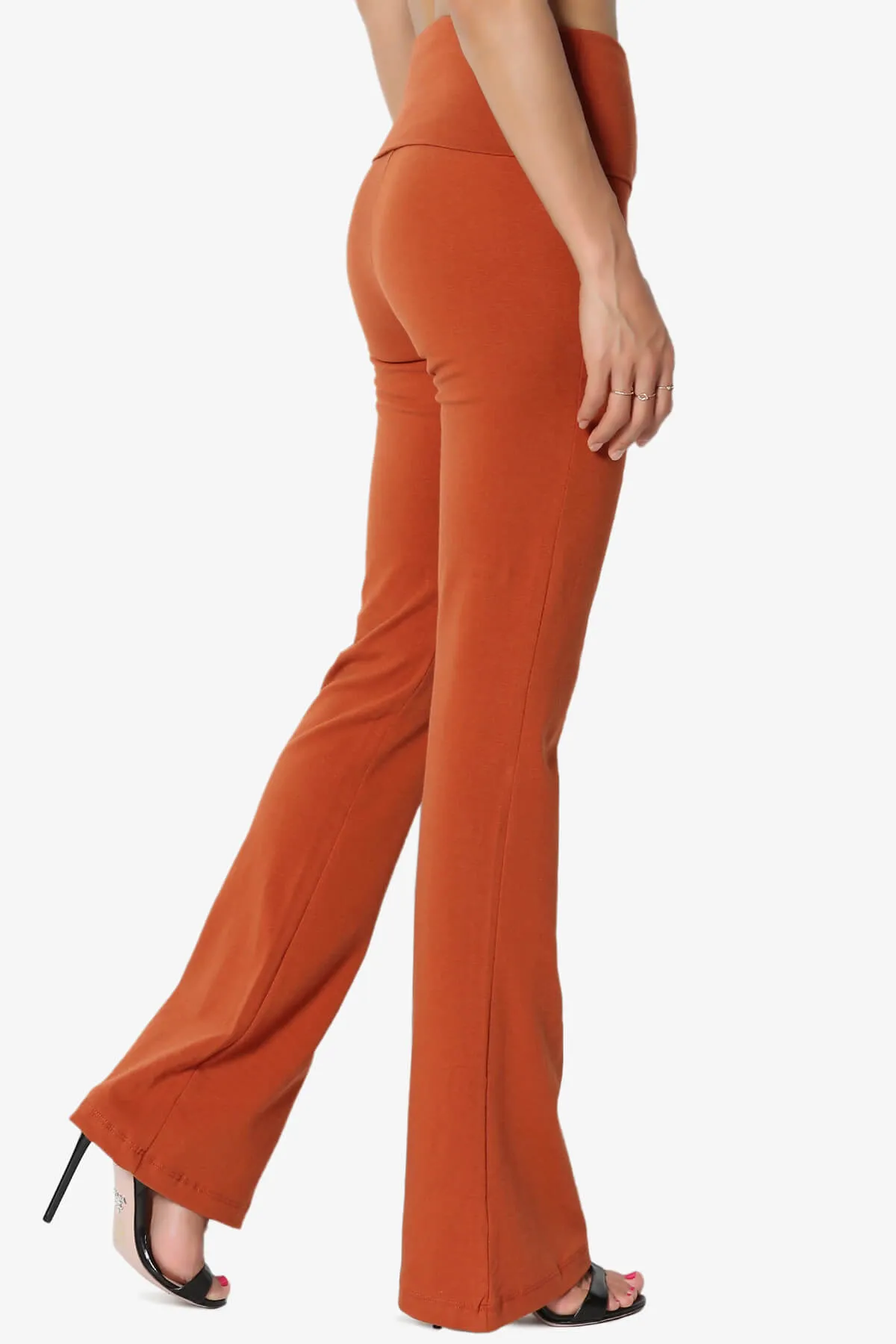 Sara Foldover Waist Yoga Pants PLUS