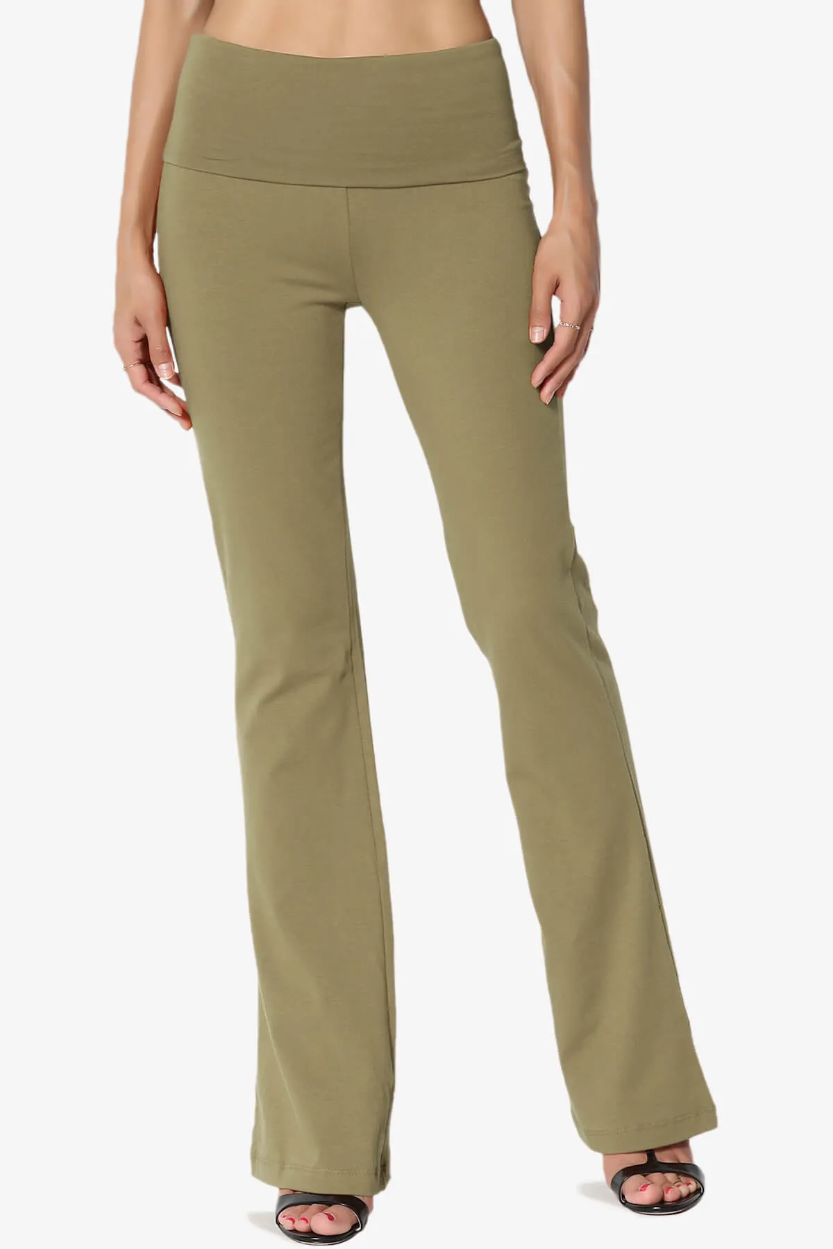 Sara Foldover Waist Yoga Pants PLUS