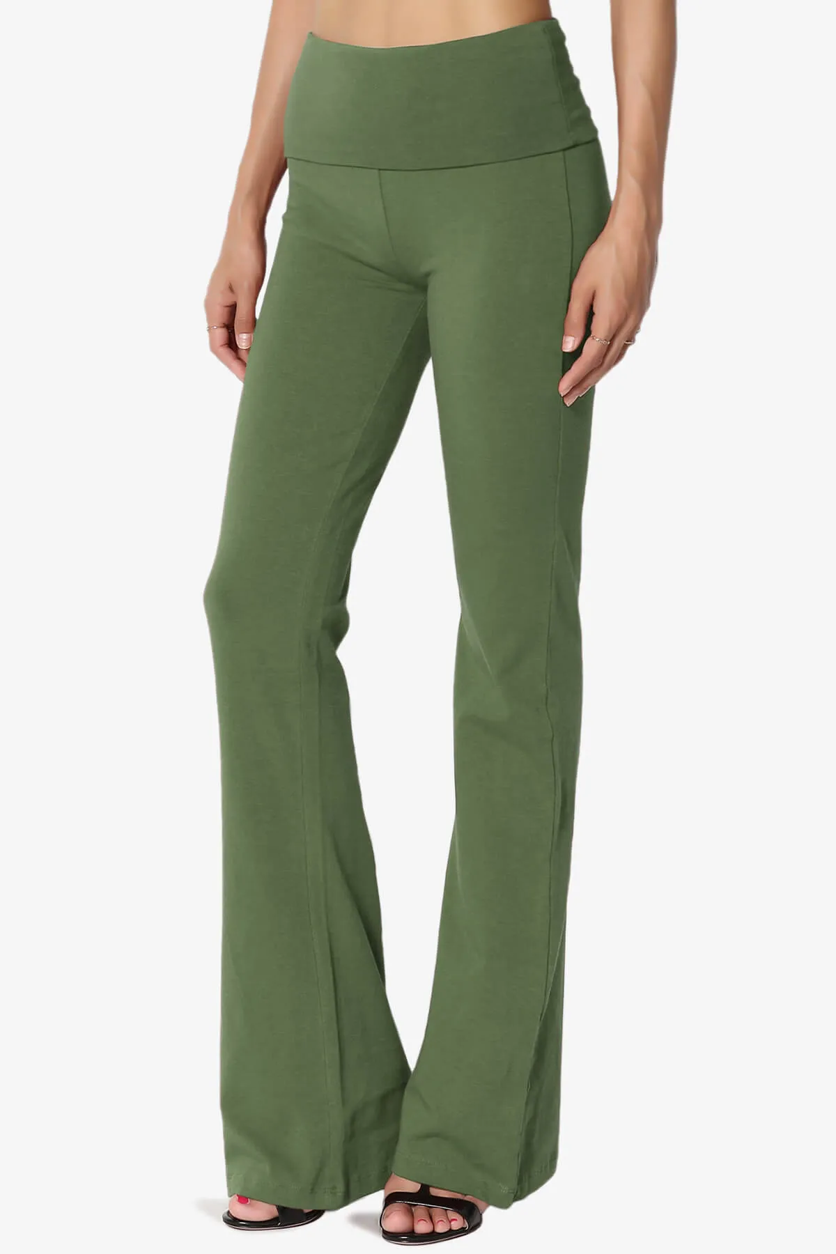 Sara Foldover Waist Yoga Pants PLUS