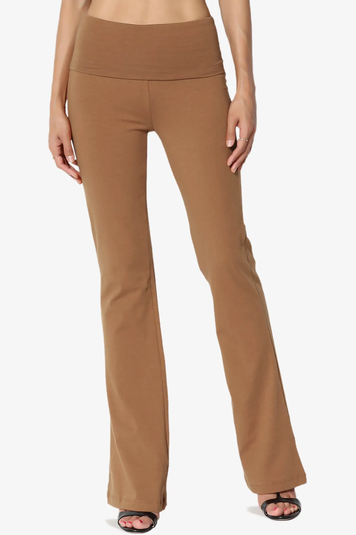 Sara Foldover Waist Yoga Pants PLUS