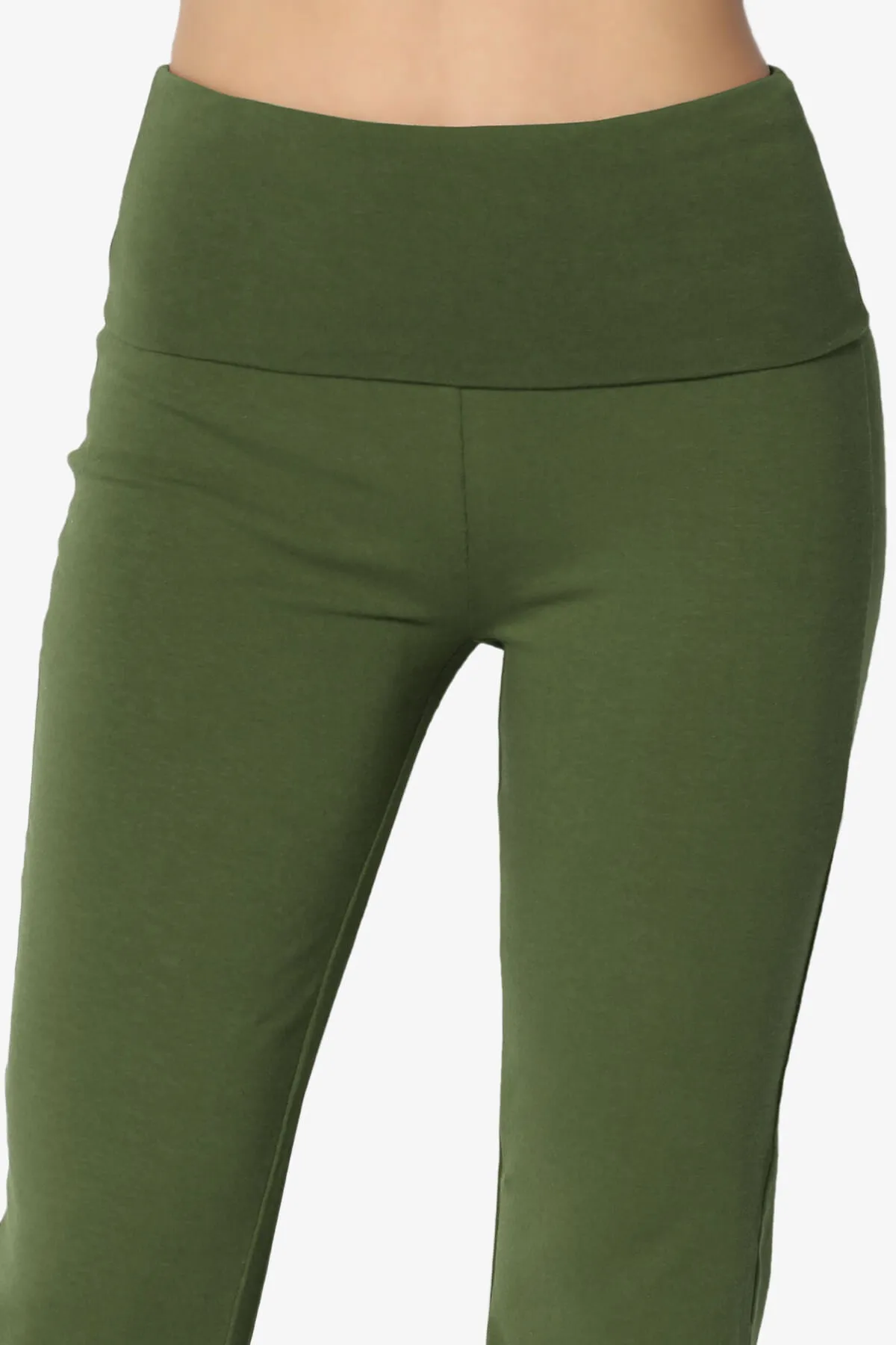 Sara Foldover Waist Yoga Pants PLUS