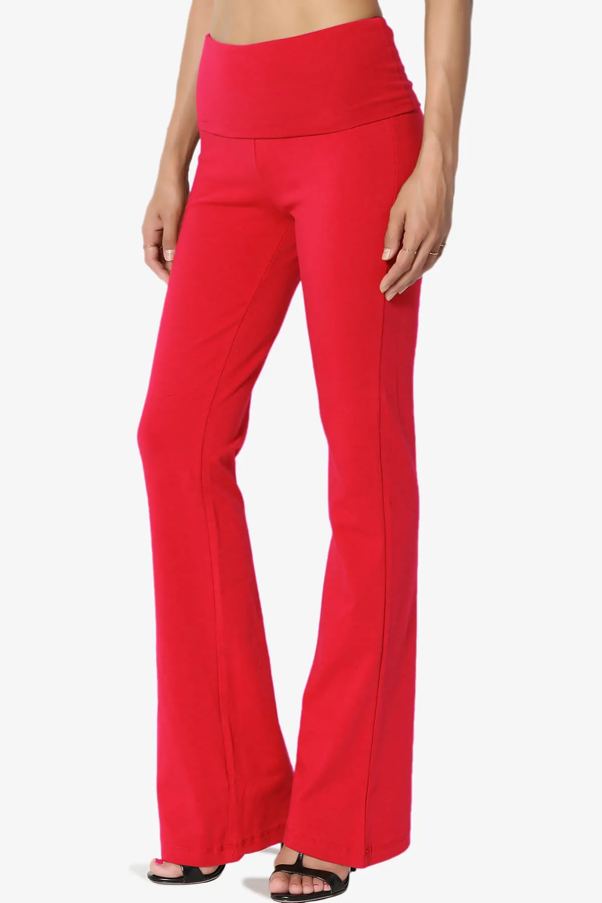 Sara Foldover Waist Yoga Pants PLUS