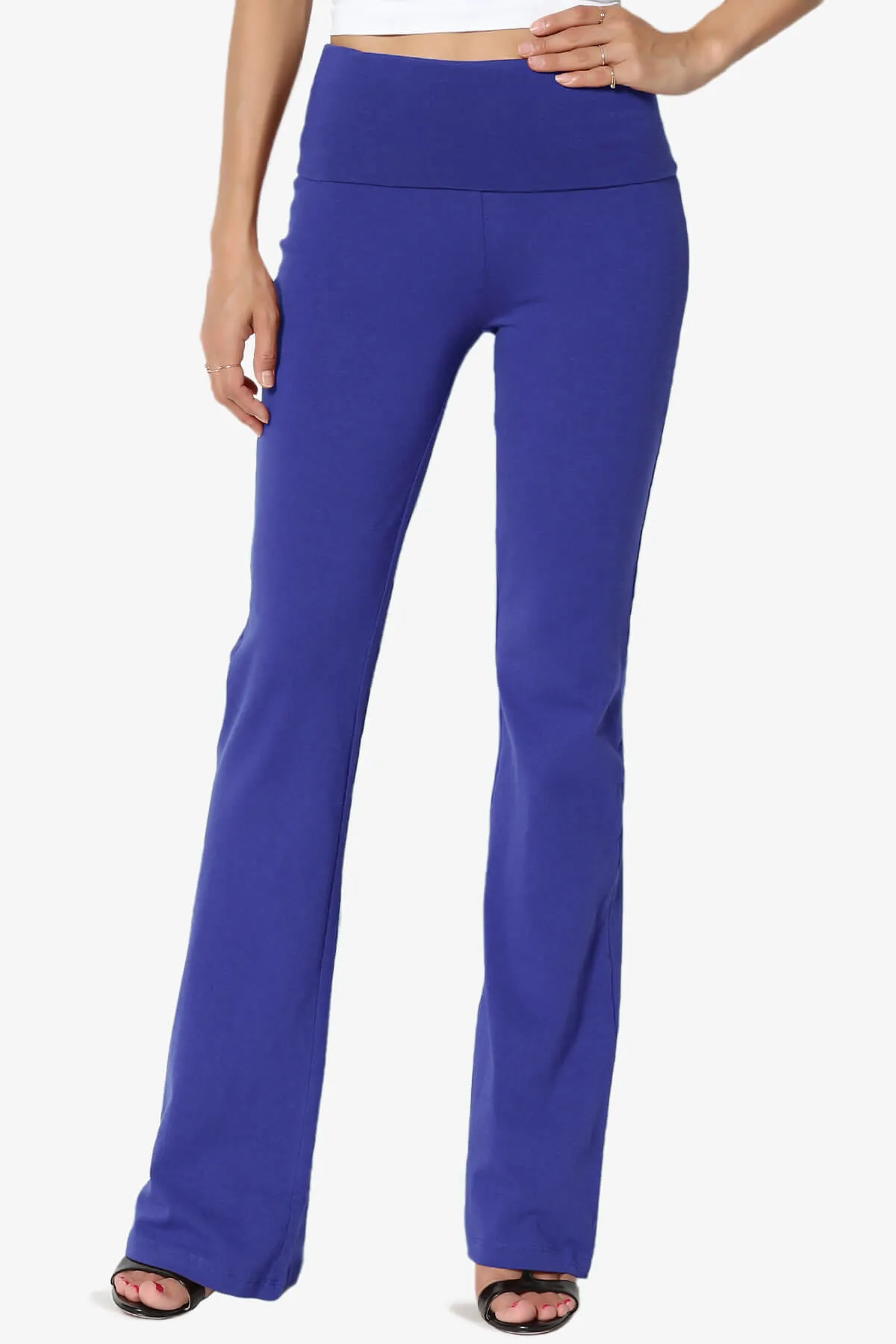 Sara Foldover Waist Yoga Pants PLUS